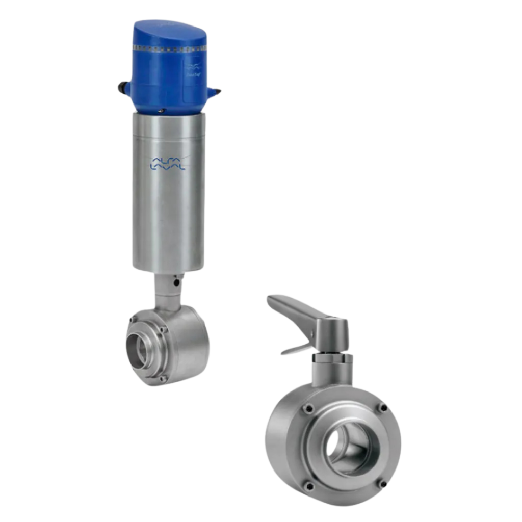 Alfa Laval ball valve with ergonomic handle for smooth control and reliable operation in fluid systems.