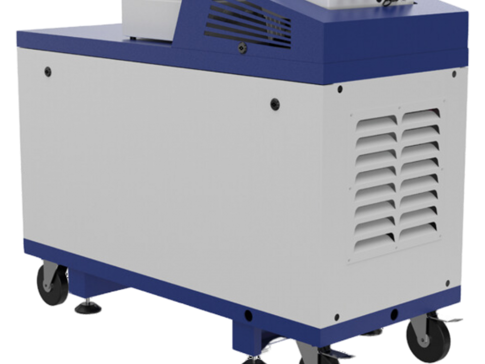 VADS 250+ screw vacuum pump with oil-free operation, integrated frequency inverter, and high-efficiency performance for industrial applications.