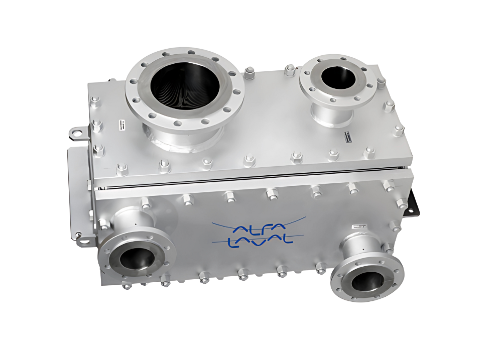 Alfa Laval Compabloc Free Flow heat exchanger designed for hygienic and efficient industrial heat transfer applications