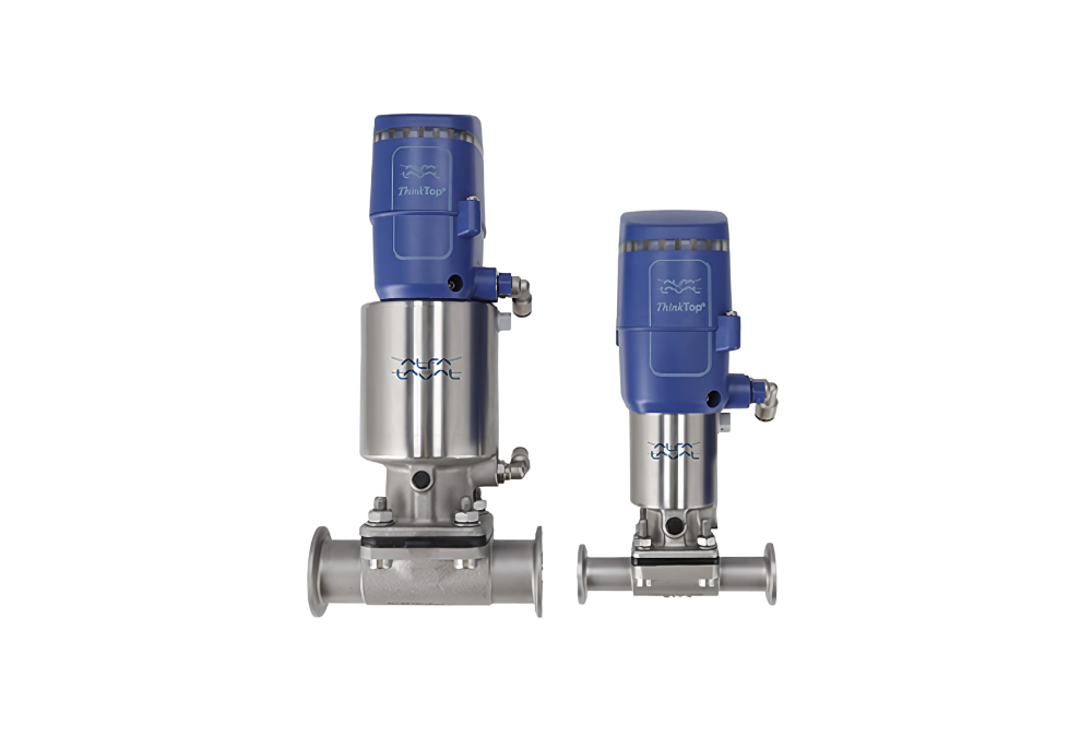 Unique DV-ST UltraPure diaphragm valve for sanitary applications.