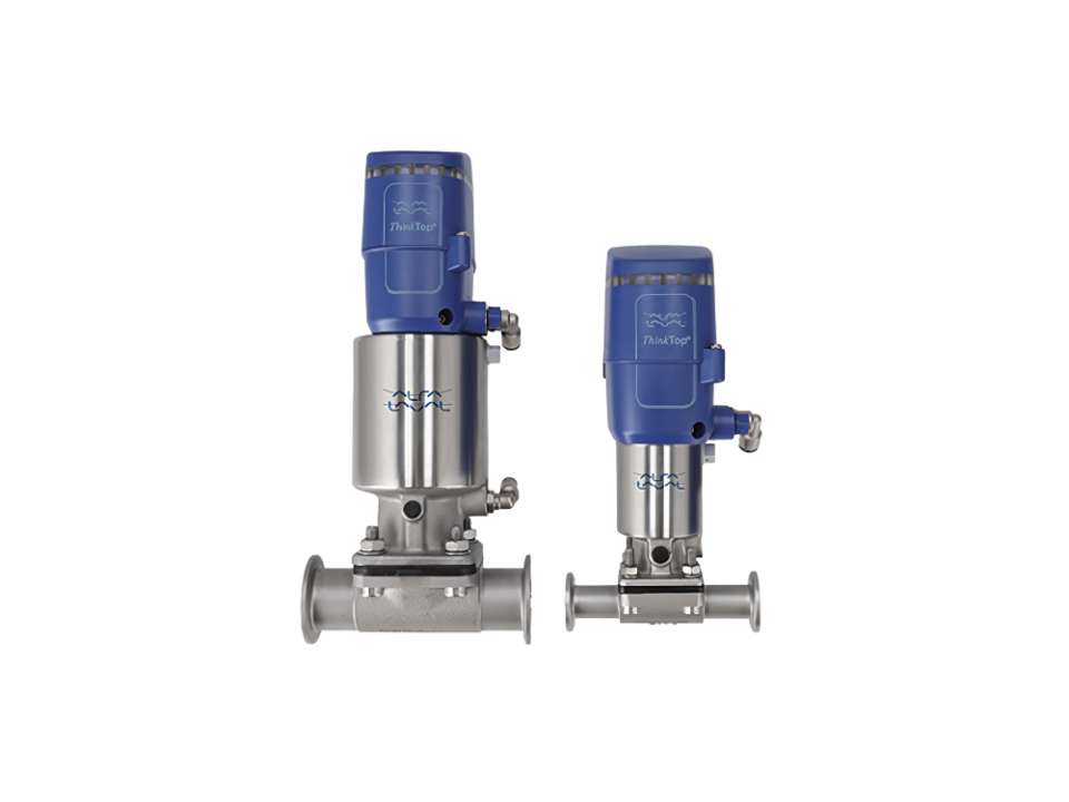 Unique DV-ST UltraPure diaphragm valve for sanitary applications.