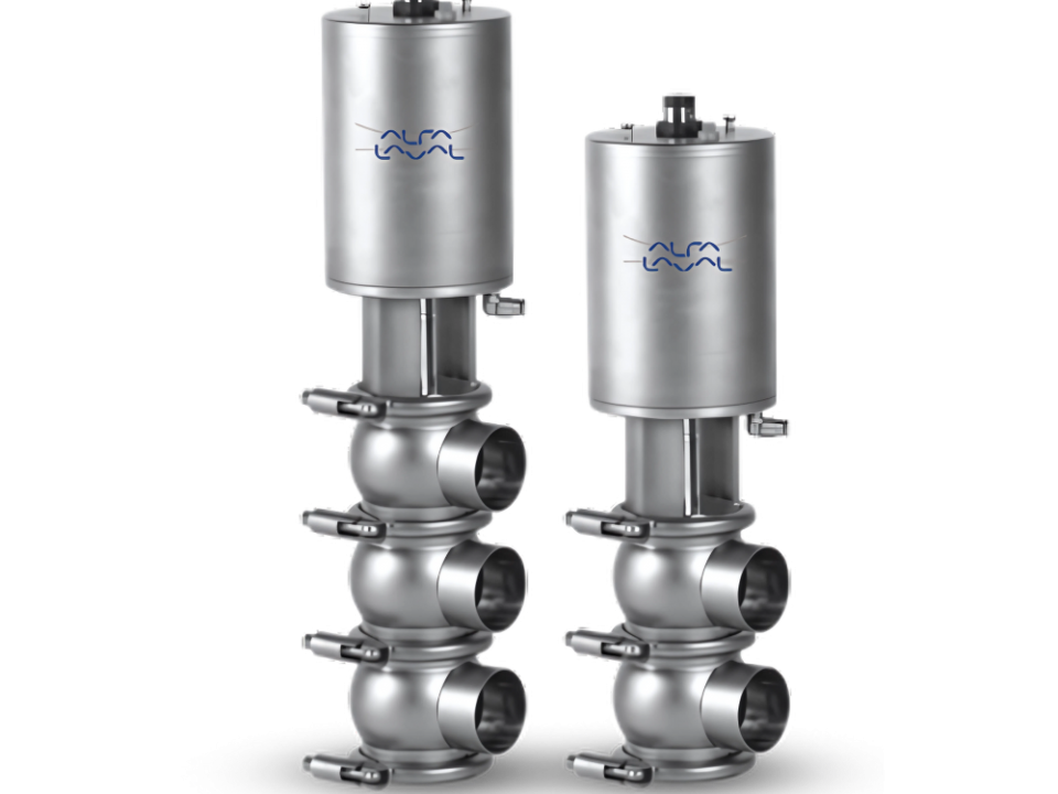 Unique SSV Reverse Acting Valve by Alfa Laval, designed to handle reverse flow and prevent pressure shocks in industrial applications.